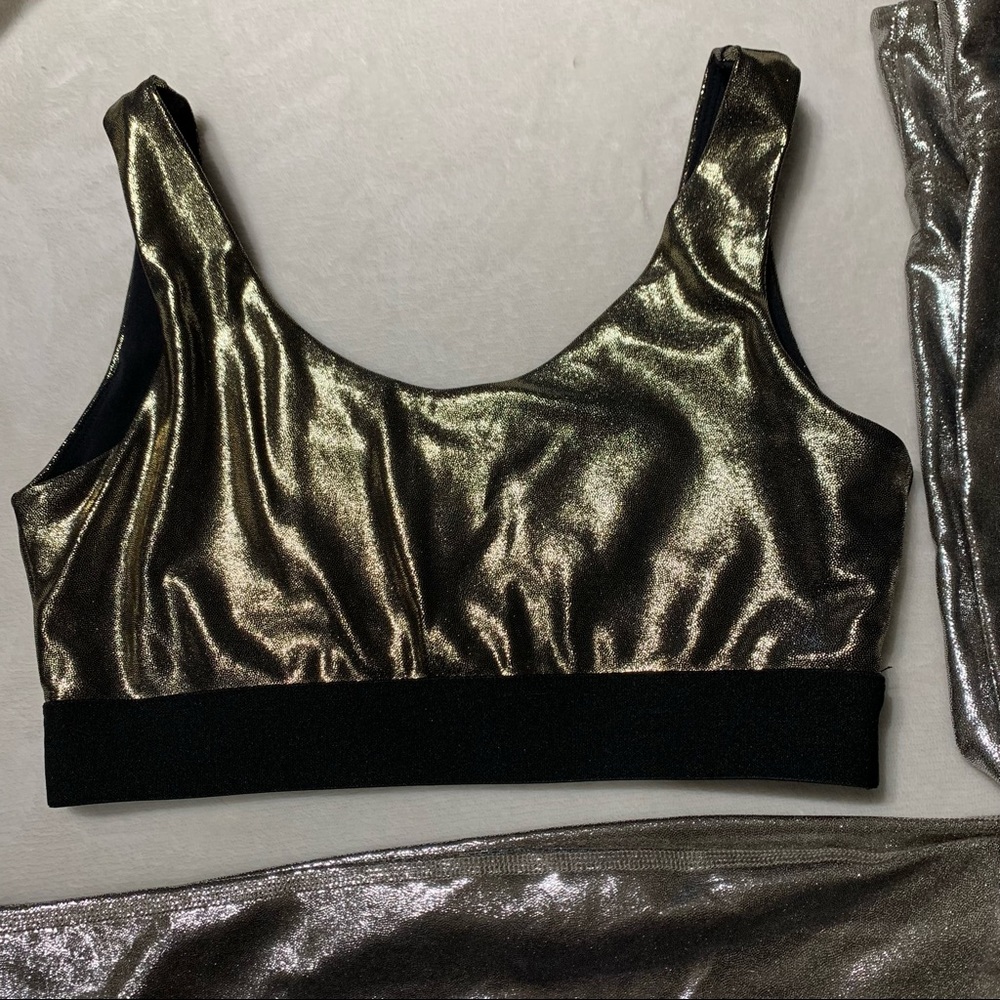 Heroine Sport Metallic Sports Bra